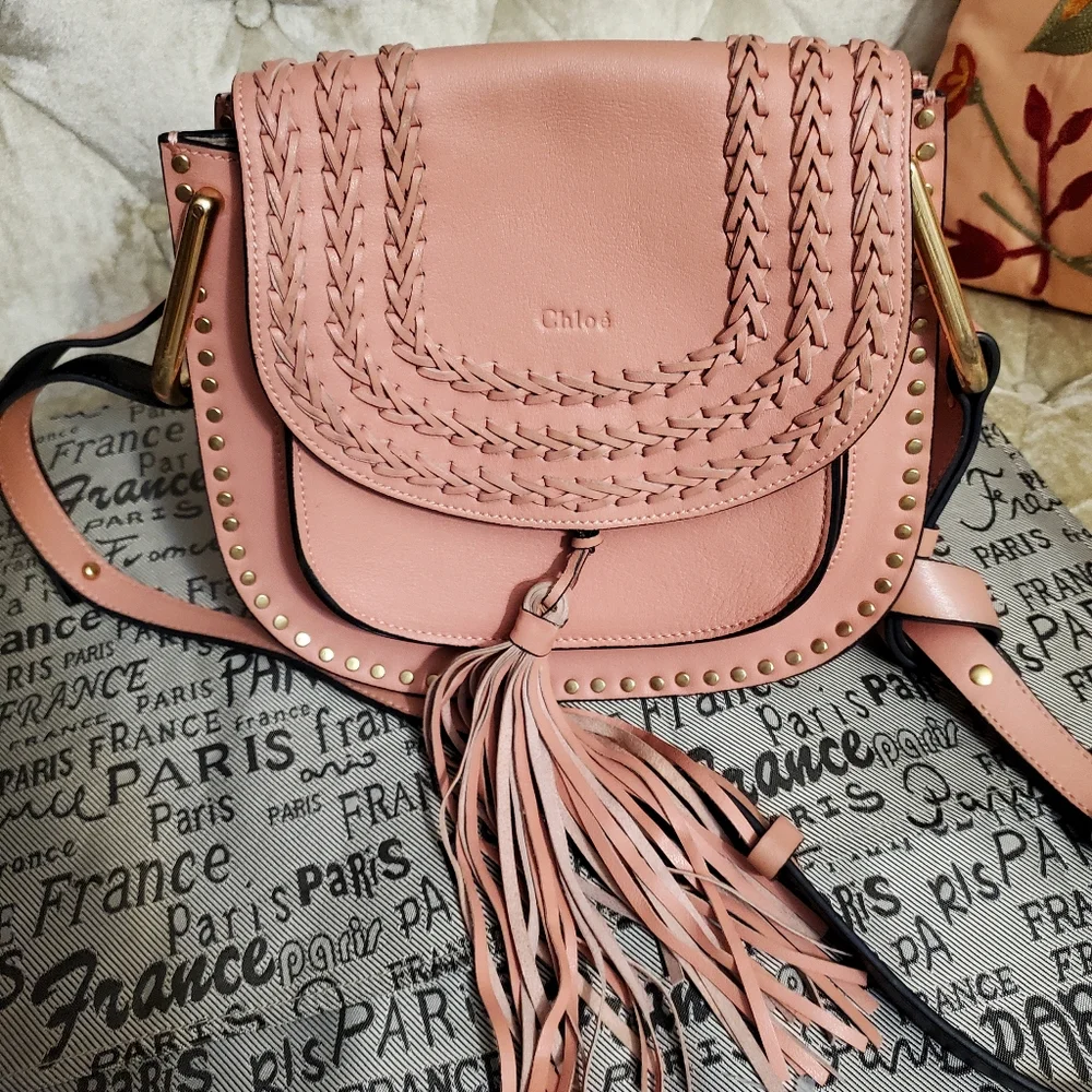 (SOLD)Authentic Chloe Hudson in salmon rose color - Picture 10 of 12